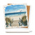 Coastal Boardwalk to Beach Ceramic Coaster