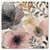 Floral Gray-Pink Group Ceramic Coaster