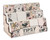Floral Large Diamond Pattern Ceramic Coaster