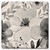 Floral Grayscale #1 Limestone Coaster