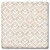 Floral Large Diamond Pattern Limestone Coaster
