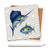 Nautical Fish Ceramic Coaster