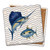Nautical Fish Limestone Coaster