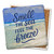 Nautical Smell the Sea Feel the Breeze Limestone Coaster