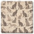 Pets Cats Gray Limestone Coaster