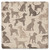 Pets Dogs Gray Ceramic Coaster