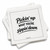 a slightly askew stack of Sipkins™ premium cotton cocktail napkins with Pickin' Up What You're Sippin' Down Sipkin™ on top