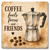 Coffee Fuels Focus and Friends Coaster