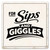 For Sips and Giggles Ceramic Coaster