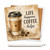 Life Happens Coffee Helps Ceramic Coaster