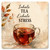 Inhale Tea Exhale Stress Ceramic Coaster