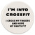 I'm Into Crossfit Car Coaster