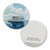 Nautical Fishing Boat Watercolor Car Coaster