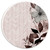 Floral Pink Chevron Car Coaster