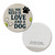 Pets Love And A Dog Car Coaster