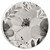 Floral Grayscale #1 Car Coaster