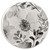 Floral Grayscale #2 Car Coaster