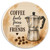 Coffee Fuels Focus and Friends Car Coaster