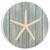 Coastal Finger Starfish Car Coaster