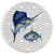 Nautical Fish Car Coaster