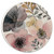 Floral Gray-Pink Group Car Coaster