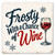 Frosty With A Chance Ceramic Coaster