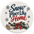 Snow Place Like Home Car Coaster