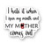 Funny Sticker | I hate it when I open my mouth