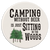 Camping Without Beer Car Coaster / Magnet