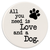 Love and a Dog Car Coaster / Magnet