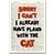 Sorry I Can't Cat Dictionary Art Print