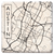 City Street Map Custom Coaster