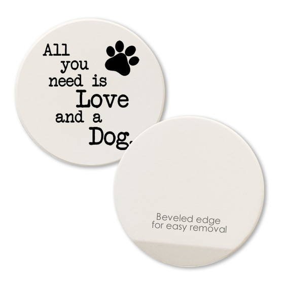 front and back of car coaster