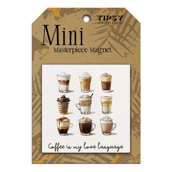 Coffee Nine Ways Mini Masterpiece Magnet