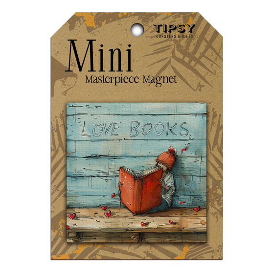Love Books Mini Masterpiece Magnet