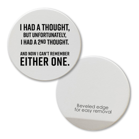 front and back of car coaster