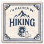 Detail of I'd Rather Be Hiking Coaster