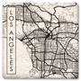 City Street Map Custom Coaster