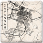 City Street Map Custom Coaster