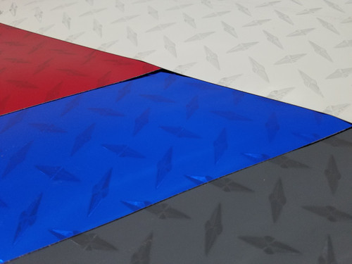 24" x 96" Diamond Plate Sticker