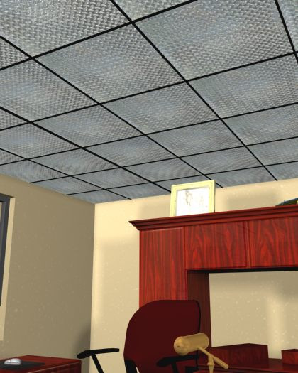 Diamond Plate Ceiling Tiles