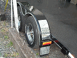 Diamond Plate Trailer Fender Covers