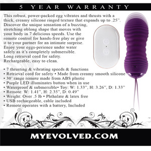 Eager Egg - Plum M919-EN-RS-1195-2 Eager Egg - Plum M919-EN-RS-1195-2
