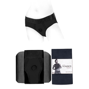 SpareParts Tomboi Nylon Briefs Blk XS A451-86042 SpareParts Tomboi Nylon Briefs Blk XS A451-86042