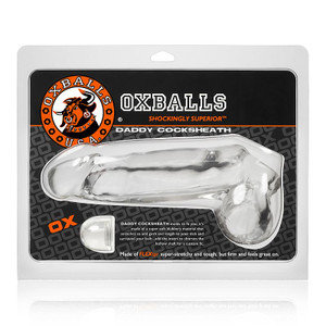 OxBalls Daddy Cocksheath, Clear A451 OxBalls Daddy Cocksheath, Clear A451