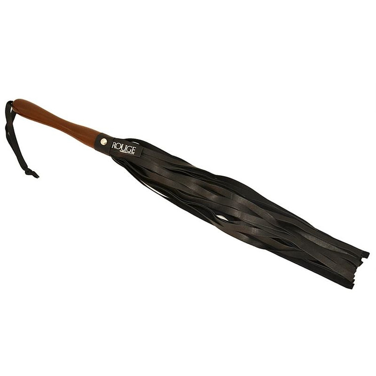 Rouge Flogger w/Wooden Handle Black A451-53181