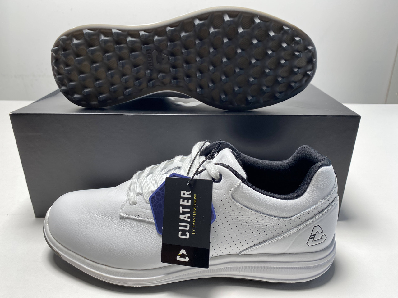 ゴルフシューズ CUATER MONEYMAKER - LUXE SHOES Cuater The Moneymaker Luxe Golf Shoes White Men's SZ 9 (4MV189