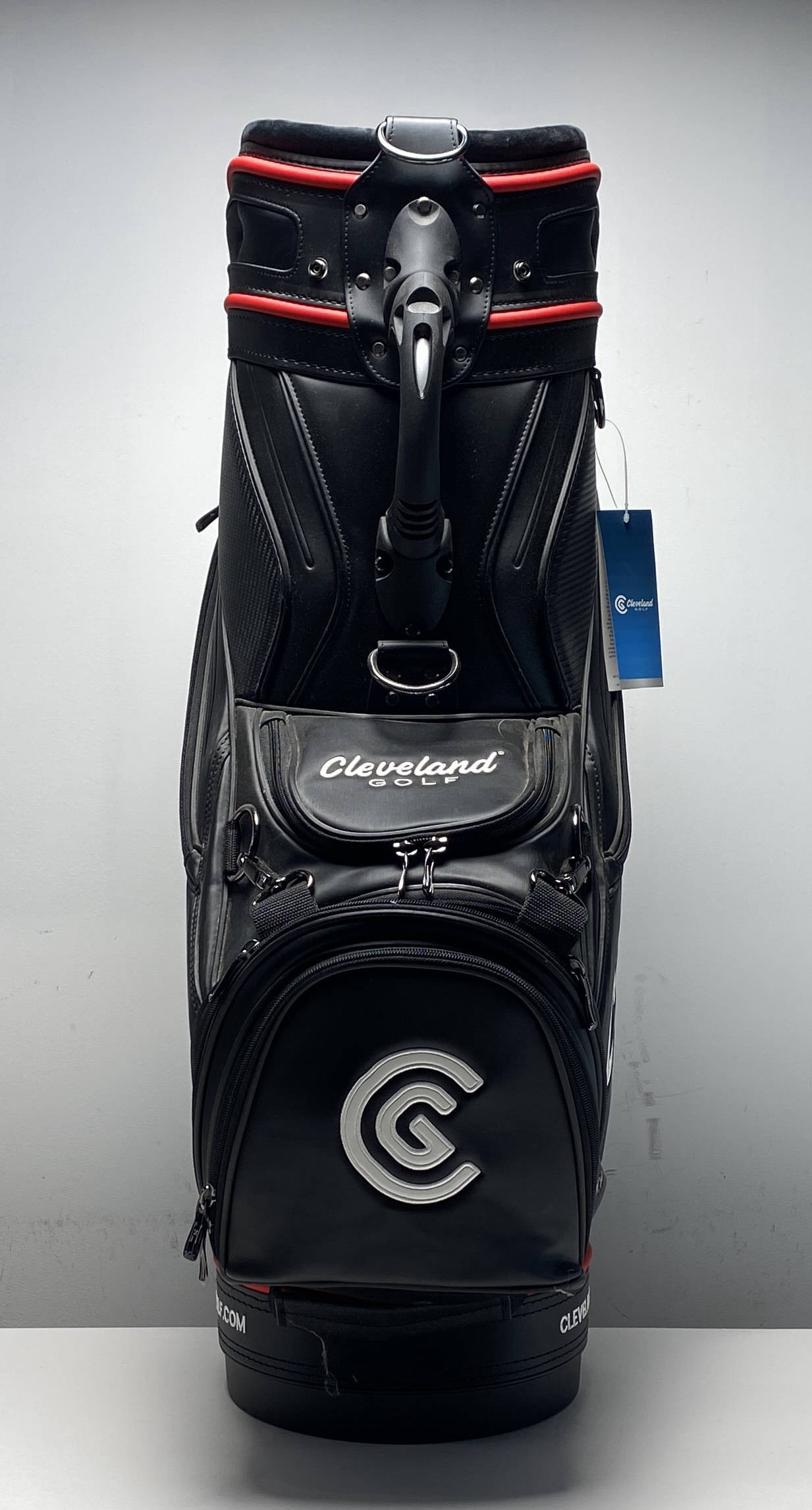Cleveland CG19 Staff Bag Black 6-Way Divide Strap Golf Bag