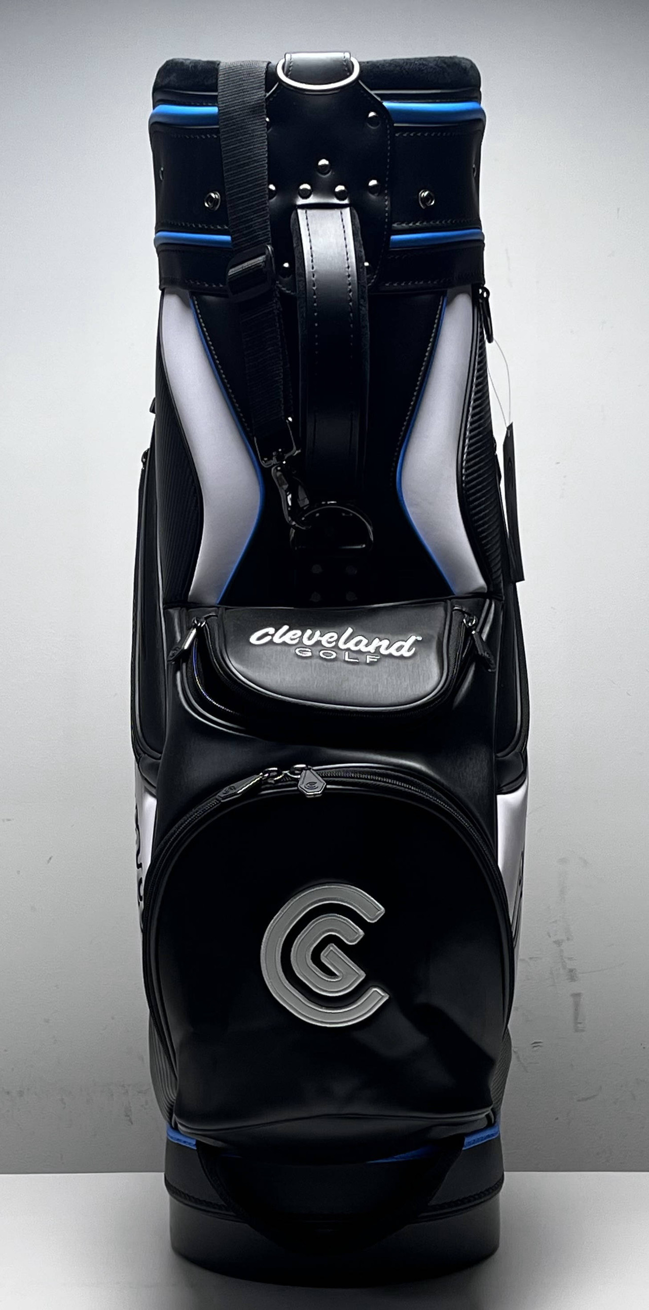 Cleveland CG Staff Bag Black 6-Way Divide Single Strap Golf Bag