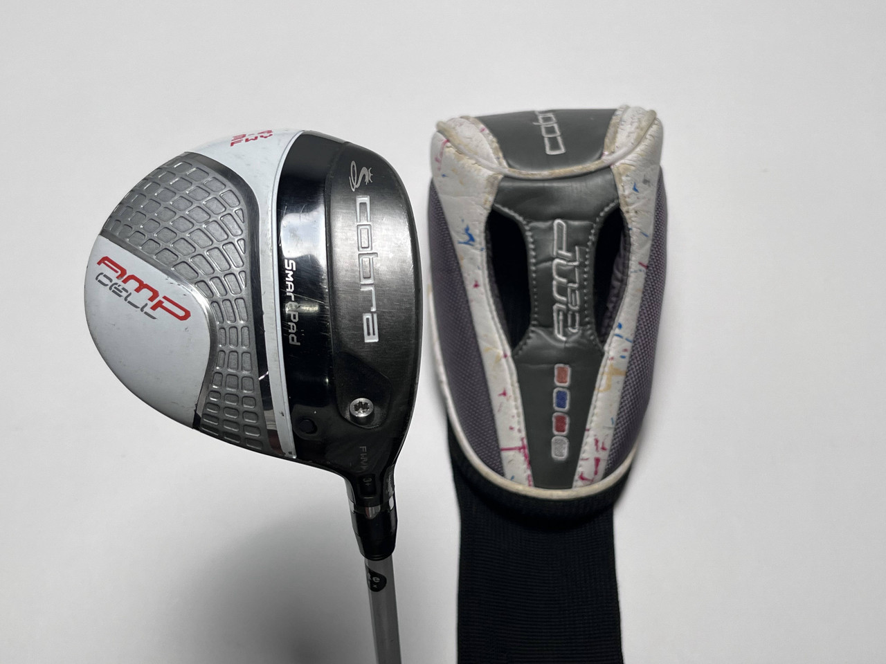 Cobra AMP Cell Silver 3-4 Fairway Wood 15* Fujikura Fuel 55g